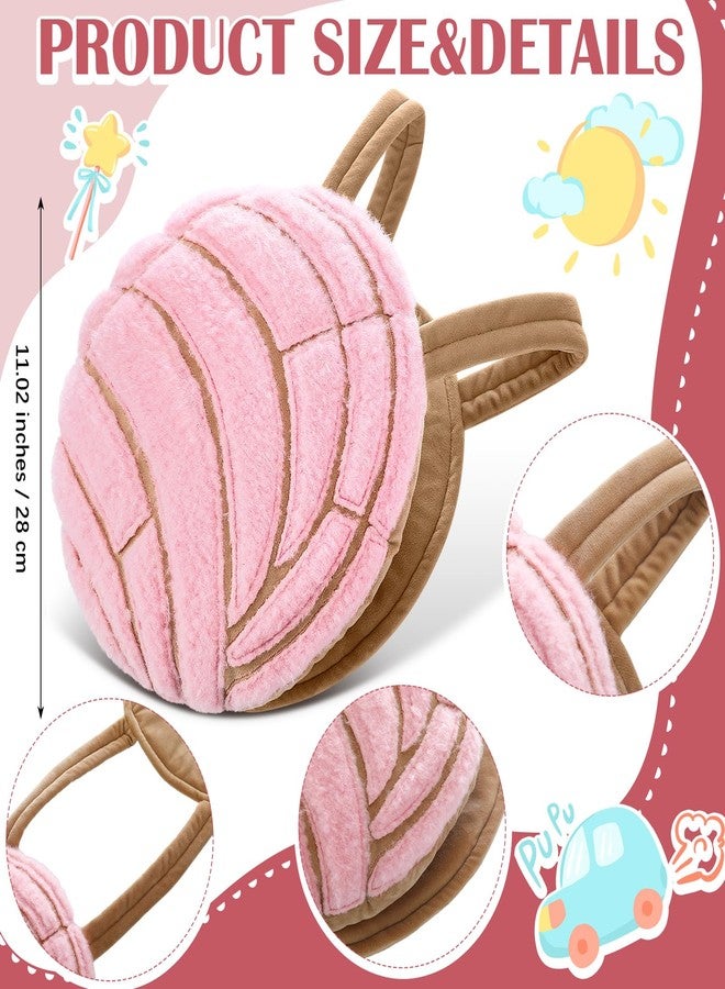 JenPen Halloween Concha Costume for Baby Toddler Infant Pink Pan Dulce Kids Concha Outfit Halloween Mexican Food Costume Cosplay for Infant Baby Toddler 0-36 Months, 11" Diameter - Image 2